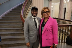 Dr. Heber Brown, III with Bishop Vashti McKenzie 