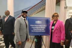 Dr. Heber Brown, III with Bishop Vashti McKenzie 