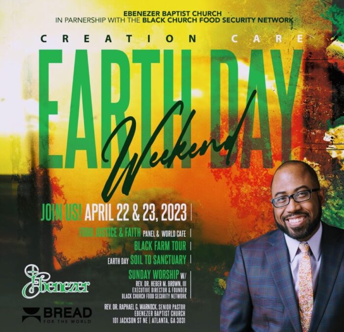 We’re Headed To The Historic Ebenezer Baptist Church in Atlanta for Earth Day 2023!